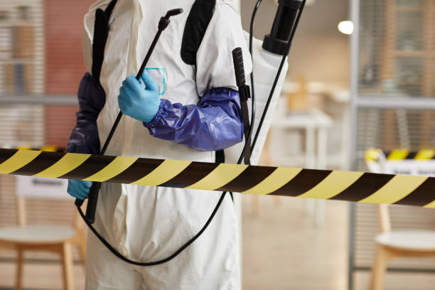 Professional Biohazard Cleanup technician working in Immaculata, PA